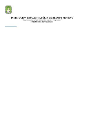 TRABAJO PARA IMPRIMIR VALORES