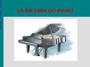 parlenda em cima do piano
