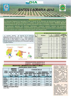 Sintesis Agraria 2012