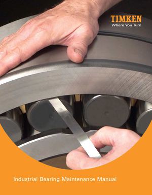 Industrial Bearing Maintenance Manual - Manuale manutenzione industriale