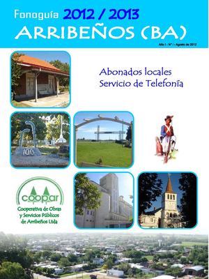 Fonoguía Arribeños 2012/2013