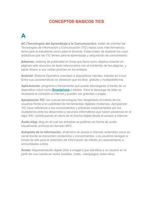 Conceptos Básicos TICS