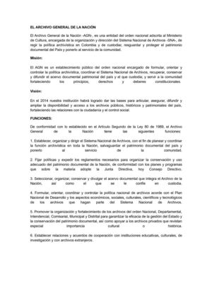 EL ARCHIVO GENERAL DE LA NACIÓN