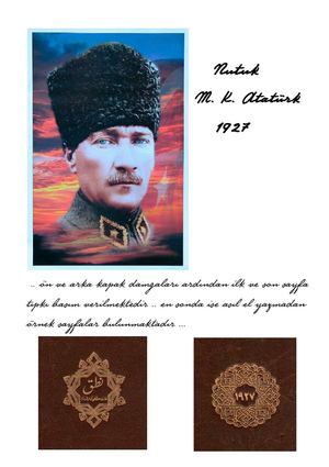 Nutuk 1927 baskı ilk-son sayfa