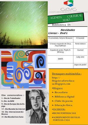 AGENDA CULTURAL maio 2013