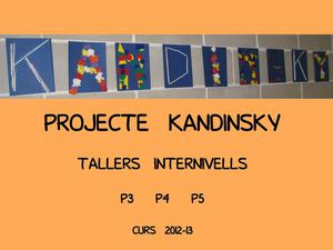 Treballem Kandinsky als tallers internivells
