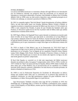 FUTBOL EN MEXICO
