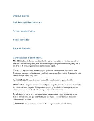 objetivo general de mi empresa