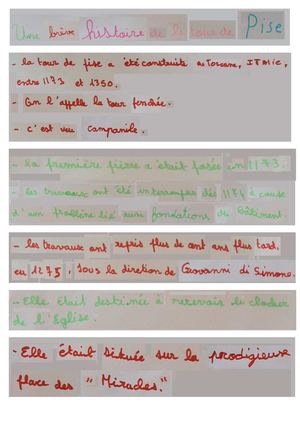 tour de pise - ressources pour exposé - cm2 / 6eme