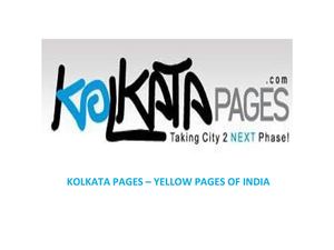 Kolkata Pages - Yellow Pages Of India