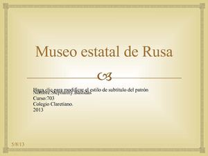 museo de rusia