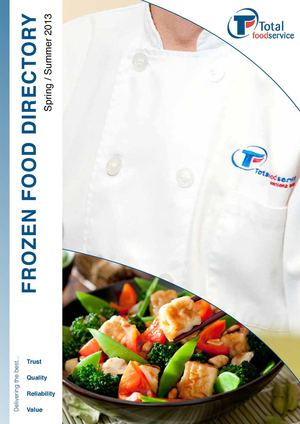 Total Foodservice Frozen Directory 2013