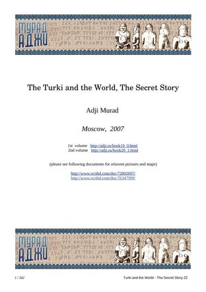 Avrasya - Turks and the World, Secret Story v2-M.Adji