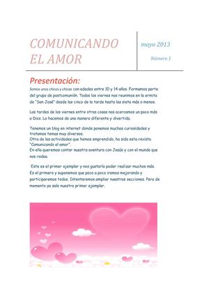 Comunicando el Amor