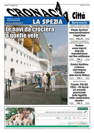 Cronaca4 Venerdì 10 Maggio 2013