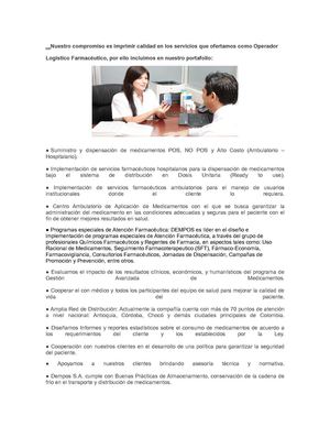 Portafolio de Servicios Farmacéuticos AsesoresPresentation Transcript