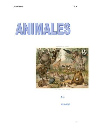 LOS ANIMALES