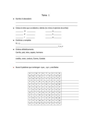 Cuaderno de repaso de Lengua de 3º