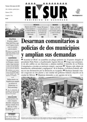 El sur 10 de Mayo de 2013