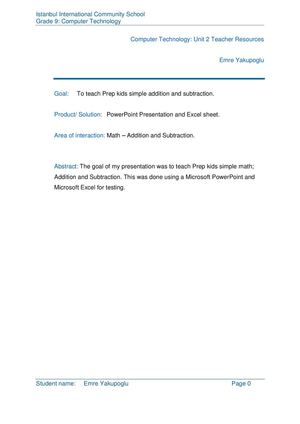 Calaméo - Portfolio: Unit 2