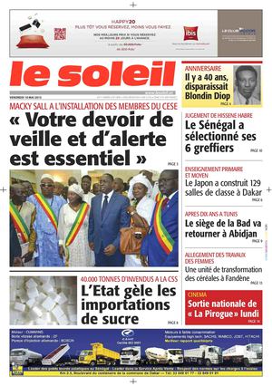 Edition du 10 Mai 2013