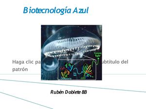 biotecnología azul