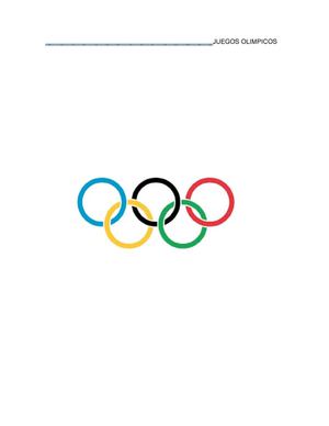 LOS JUEGOS OLIMPICOS