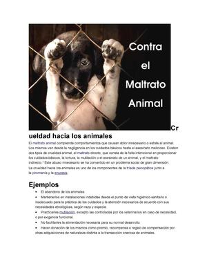 MALTRATO ANIMAL