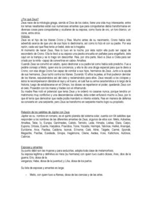 El Poderoso Zeus, Muñoz Andrea.