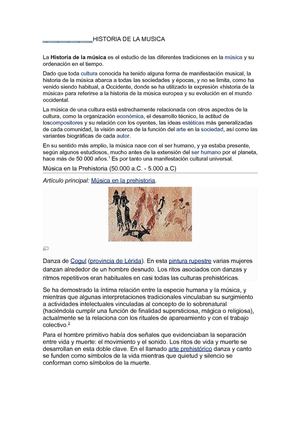 Historia de la vida 