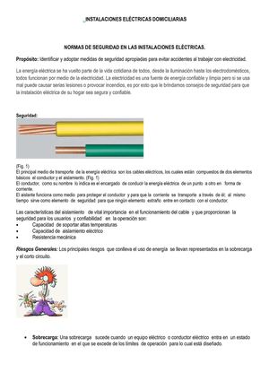 Seguridad para instalaciones eléctricas 