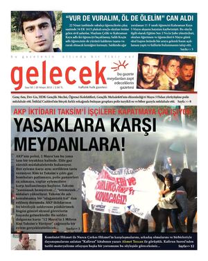 Gelecek Halk Gazetesi Sayı 50