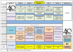ACTIVIDADES DEL 40 CONGRESO DEL MCEP