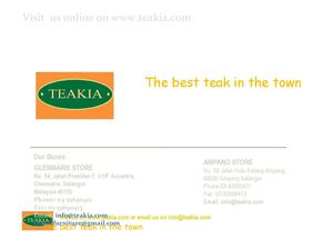 Teakia : Teak wood  Furniture Malaysia