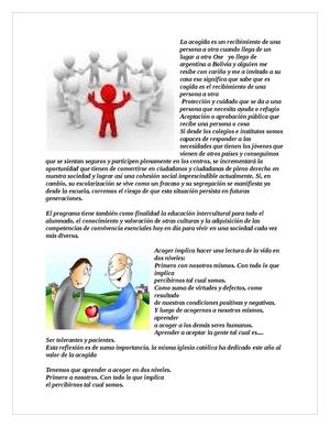 la acogida 