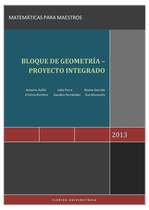 Algunos conceptos de geometría para la escuela primaria