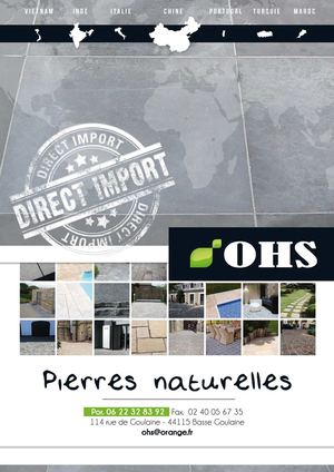 OHS - La pierre naturelle - Catalogue 2013