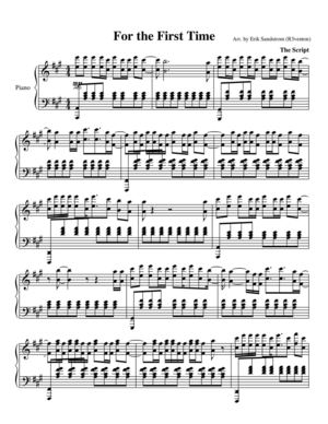 For the First Time (The Script)