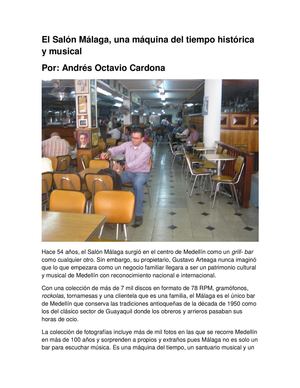 Reportaje gráfico de Andrés Octavio Cardona