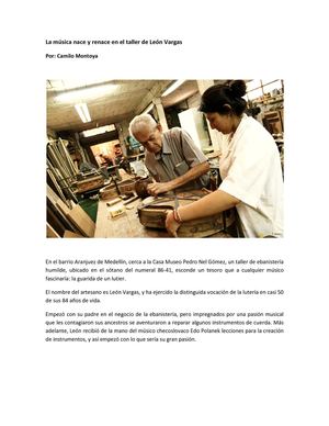 Reportaje gráfico de Camilo Montoya