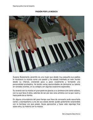 Reportaje gráfico de María Alejandra Mejía