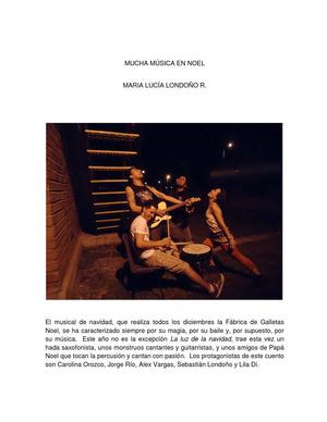 Reportaje gráfico de María Lucía Londoño