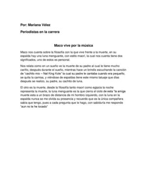 Reportaje gráfico de Mariana Vélez