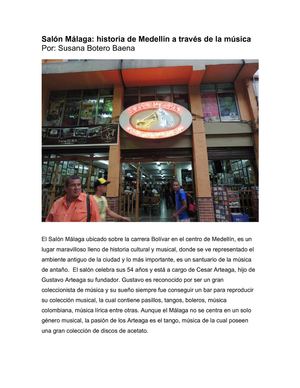 Reportaje gráfico de Susana Botero