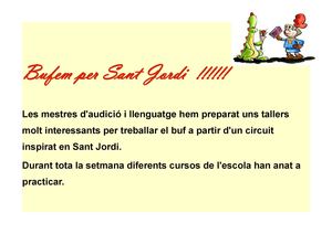 BUFEM PER SANT JORDI 