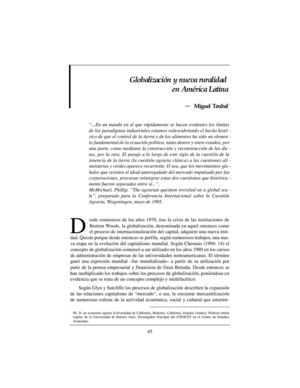 TEUBAL NUEVA RURALIDAD EN A.L.