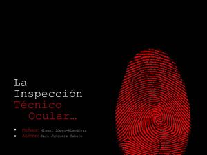 INSPECCIÓN TÉCNICA-OCULAR (MÁSTER CRIMINALÍSTICA UAB)