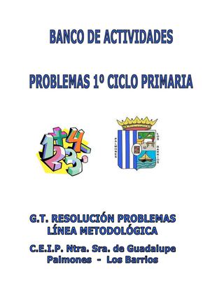 PROBLEMAS CATALOGADOS Y CLASIFICADOS. 13 MAYO.