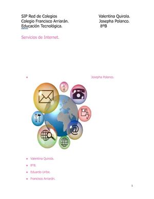 Servicios de Internet.