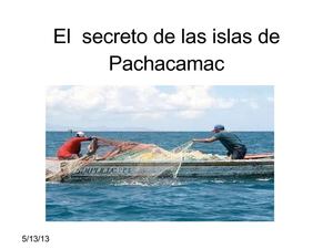 El secreto de las islas de Pachacamac